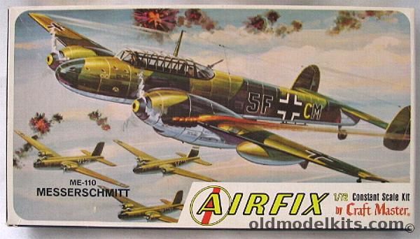 Airfix 1/72 Messerschmitt Me-110 (Bf-110), 4-49 plastic model kit